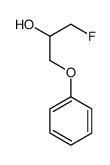1-fluoro-3-phenoxypropan-2-ol结构式
