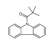 1-carbazol-9-yl-2,2-dimethylpropan-1-one Structure