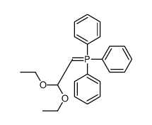 2,2-diethoxyethylidene(triphenyl)-λ5-phosphane Structure