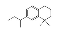 1,1-Dimethyl-7-(2'-butyl)-tetralin Structure