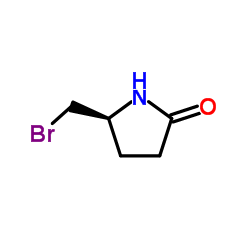 (5S)-5-(Brommethyl)pyrrolidin-2-on structure