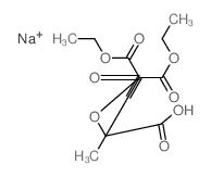 1-Propene-1,1,2,3-tetracarboxylicacid, 1,1,2-triethyl ester, sodium salt (1:1) Structure