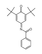 N-(3,5-di-tert-butyl-4-oxocyclohexa-2,5-dien-1-ylidene)benzamide结构式