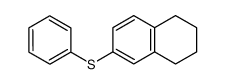 phenyl-(5,6,7,8-tetrahydronaphthalen-2-yl)sulfane结构式