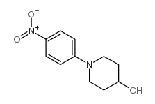 1-(4-硝基苯基)哌啶-4-醇结构式