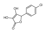 4-(4-chlorophenyl)-2-hydroxytetronic acid结构式