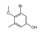 Phenol, 3-bromo-4-methoxy-5-methyl- (9CI)结构式