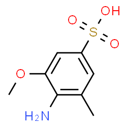 m-Toluenesulfonic acid, 4-amino-5-methoxy- structure