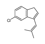5-chloro-3-(2-methylprop-1-enyl)-1H-indene Structure