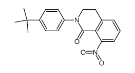 2-(4-tert-butyl-phenyl)-8-nitro-3,4-dihydro-2H-isoquinolin-1-one Structure