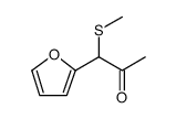 2-Propanone, 1-(2-furanyl)-1-(methylthio)结构式