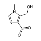 1H-Imidazole-5-methanol, 1-methyl-4-nitro- (9CI)结构式