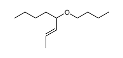 butyl-(1-butyl-but-2-enyl)-ether结构式