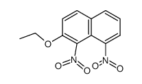 ethyl-(1,8-dinitro-[2]naphthyl)-ether结构式