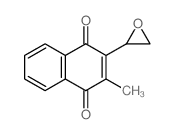 2-methyl-3-(oxiran-2-yl)naphthalene-1,4-dione结构式