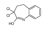 3,3-dichloro-4,5-dihydro-1H-1-benzazepin-2-one Structure
