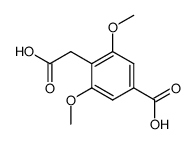 (4-carboxy-2,6-dimethoxy-phenyl)-acetic acid结构式
