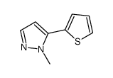 1-甲基-5-(2-噻吩)-1H-吡唑结构式