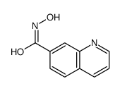 N-hydroxyquinoline-7-carboxamide结构式