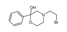 4-(2-bromoethyl)-2-phenylmorpholin-2-ol Structure