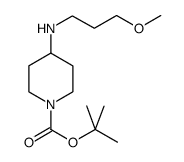 1-Boc-4-(3-甲氧基丙基氨基)哌啶结构式