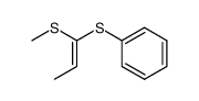 methylthio-1 phenylthio-1 propene-E Structure