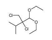 2-chloro-2-(chloromethyl)-1,1-diethoxy-3-methylbutane Structure
