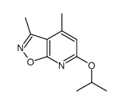 3,4-dimethyl-6-propan-2-yloxy-[1,2]oxazolo[5,4-b]pyridine结构式
