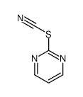 Thiocyanic acid, 2-pyrimidinyl ester (7CI,9CI) Structure