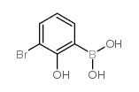 (3-bromo-2-hydroxyphenyl)boronic acid Structure