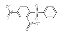 Benzene,2,4-dinitro-1-(phenylsulfonyl)-结构式