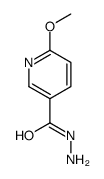 6-甲氧基-3-吡啶羧酸肼结构式