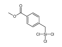 methyl 4-(trichlorosilylmethyl)benzoate Structure