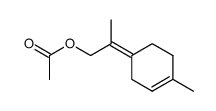 2-[(E/Z)-4-methylcyclohex-3-en-1-ylidene]propyl acetate结构式