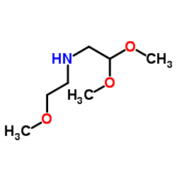 2,2-Dimethoxy-N-(2-methoxyethyl)ethanamine结构式