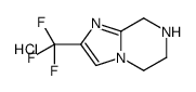 2-(三氟甲基)-5,6,7,8-四氢咪唑[1,2-a]吡嗪盐酸盐结构式