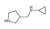 N-环丙基-3-吡咯烷甲胺结构式