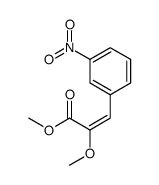 methyl 2-methoxy-3-(3-nitrophenyl)prop-2-enoate Structure