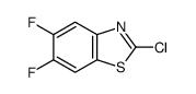 2-氯-5,6-二氟苯并噻唑结构式