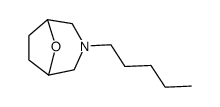 3-pentyl-8-oxa-3-aza-bicyclo[3.2.1]octane Structure