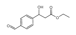 ethyl 3-(4-formylphenyl)-3-hydroxypropanoate Structure