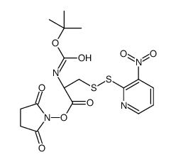 tert-butyloxycarbonyl-(S-(3-nitro-2-pyridinesulfenyl))cysteine-N-hydroxysuccinimide picture
