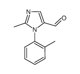 1-(2-methylphenyl)-2-methyl-1H-imidazole-5-carbaldehyde结构式
