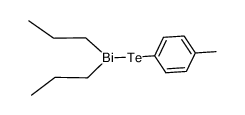 p-tolyltelluro-di-n-propylbismutane Structure