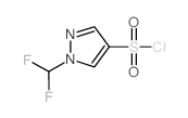 1-二氟甲基-1H-吡唑-4-磺酰氯结构式