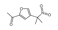 1-[4-(2-nitropropan-2-yl)furan-2-yl]ethanone结构式