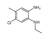 4-chloro-N2-ethyl-5-methyl-benzene-1,2-diamine Structure
