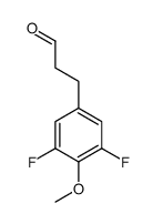 3-(3,5-Difluoro-4-methoxyphenyl)propanal Structure