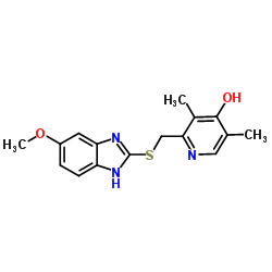 4-Hydroxy Omeprazole Sulfide structure