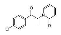 1-[3-(4-chlorophenyl)-3-oxoprop-1-en-2-yl]pyridin-2-one结构式